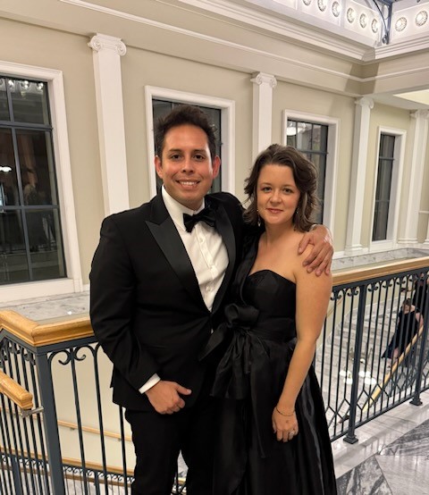 Megan Gwaltney and Alvaro Manrique Barrenechea